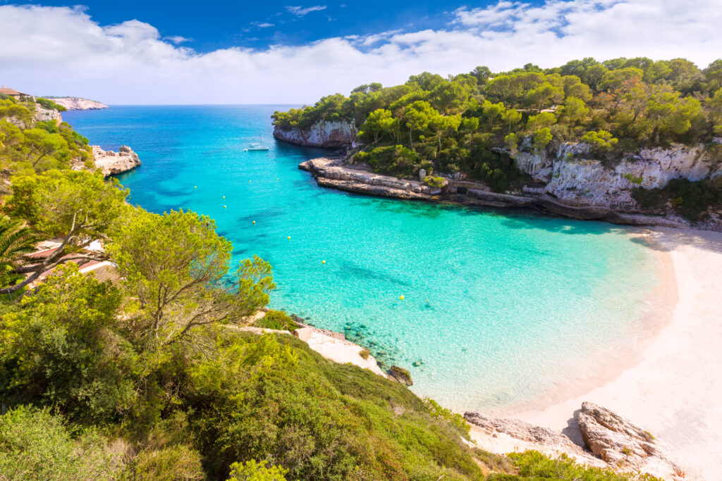 Mallorca Cala Llombards Santanyi beach Mallorca